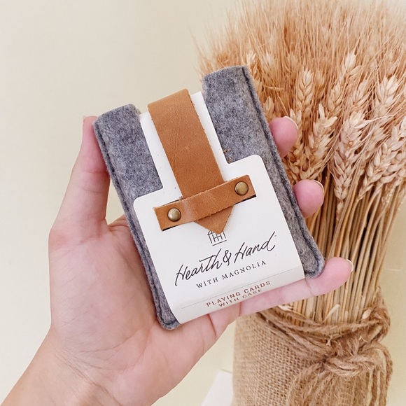 Hearth & Hand Striped Playing Cards w/ Case • Magnolia • Coffee Table Decor NWT - Picture 4 of 4